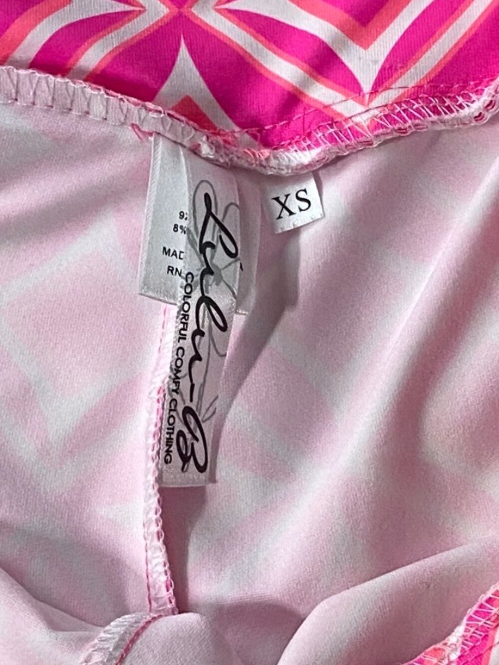 Lulu-B Geometric Pink Skort-Excellent condition - Picture 12 of 12